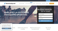 Desktop Screenshot of monclubsportif.com